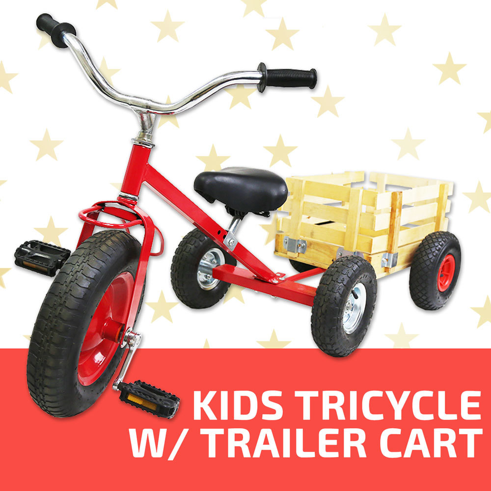 kids trike with trailer