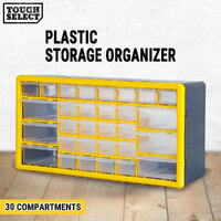 Tool Storage Cabinet Parts Organiser W/ 30 Drawers Bin Plastic Garage Screw Case