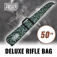 Deluxe Rifle Bag Gun Fabric Cover Foam Padded Shot Gun Shotgun Case Camo Green