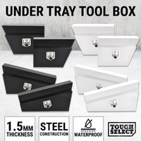 Under Tray Tool Box Pair Set Ute Steel Toolbox Truck Trailer Undertray Underbody