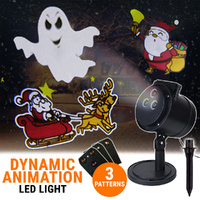 Christmas Projector Lights LED Projection Lamp Landscape Ghost Xmas Halloween